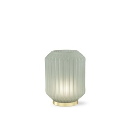 Bomboniera matrimonio Fantin argenti lampada verde grande
